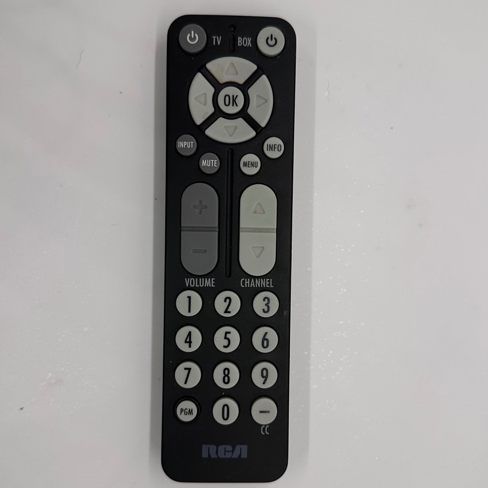 RCA XY2300 TV/BOX Remote Control Universal Replacement Buttons Tested 6.75"